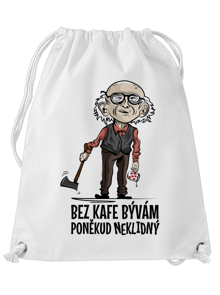 Neklidný bez kafe vak White