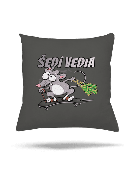 Šedí vedia - myšiak vankúš Gray Pol