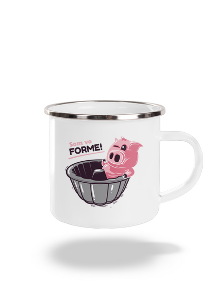 Vo forme plecháčik White