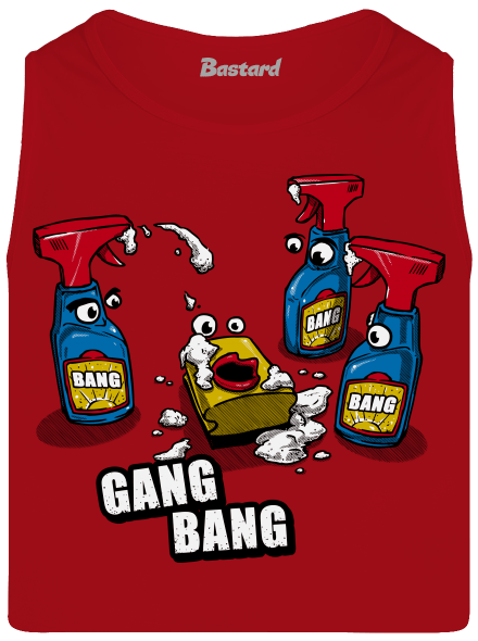 Gang Bang pánske tielko Red