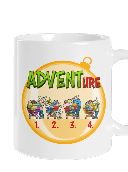 Adventure klasický hrnček White