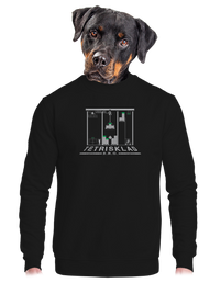 unisex mikina bez kapucne