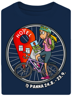 Cyklistický horoskop: Panna unisex tričko oversized Midnight Blue