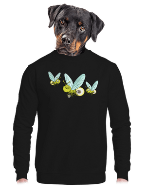 unisex mikina bez kapucne