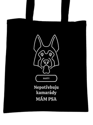 Nemôžem, mám psa taška Black