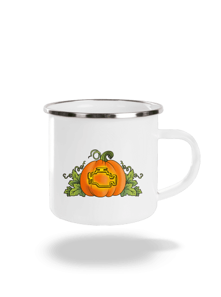 Strašidelný Halloween plecháčik White