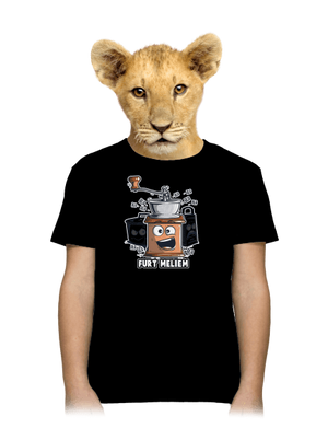 Mlynček detské tričko Black