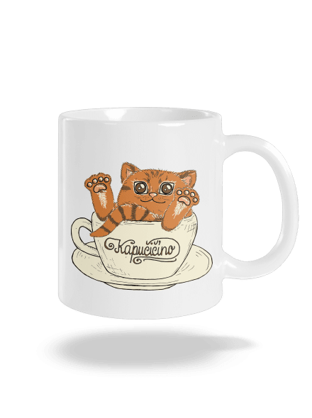 Kapučičíno klasický hrnček White