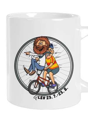 Cyklistický horoskop: Lev veľký hrnček White