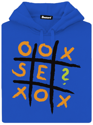 Piškvorky pánska mikina klokanka Royal