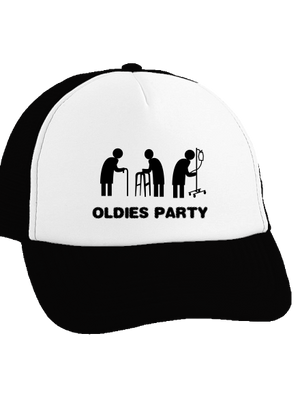 Oldies party šiltovka Black cap
