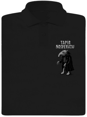 Tapír Nosferatu pánska polokošeľa Black