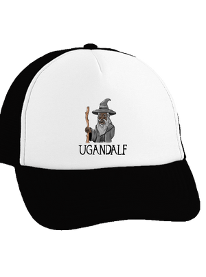 Ugandalf šiltovka truckerka Black cap