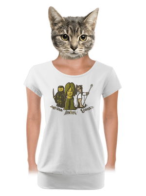 dámske tričko s lemom