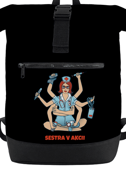 Sestra v akcii batoh Black