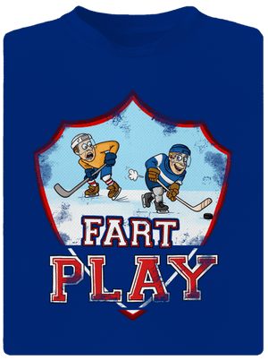 Fart Play pánske športové tričko Royal Blue Mal