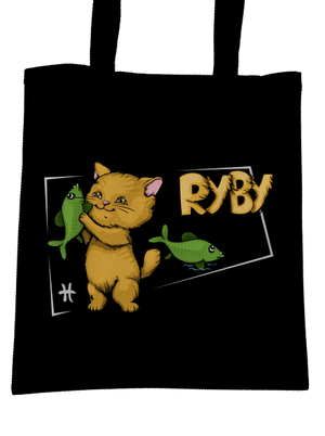 Mačací horoskop: Ryby taška Black