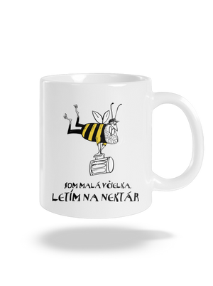 Malá včielka klasický hrnček White