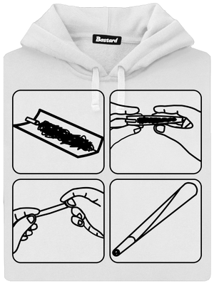 Joint dámska mikina klokanka White