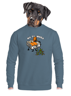 Wago svorka unisex mikina bez kapucne Nordic Blue