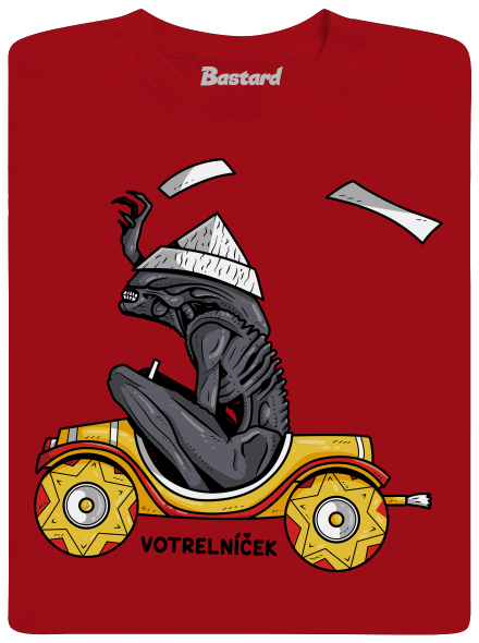 Votrelníček pánske tričko Red