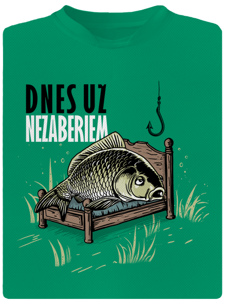 Dnes už nezaberiem detské športové tričko Kelly Green Mal