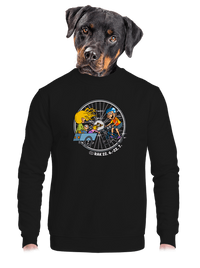 unisex mikina bez kapucne