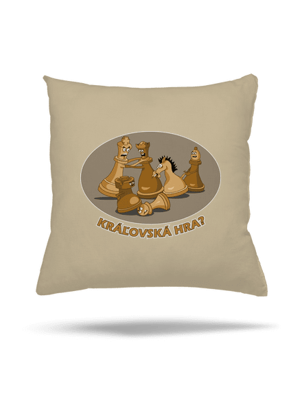 Kráľovská hra vankúš Beige