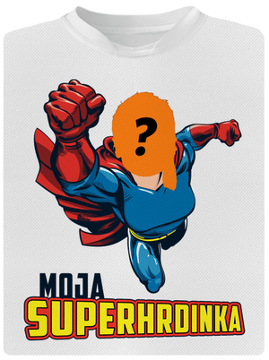 Moja superhrdinka detské športové tričko White