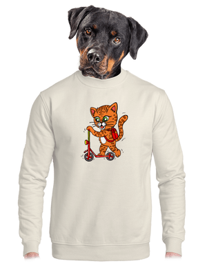 unisex mikina bez kapucne