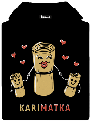 Karimatka pánska mikina klokanka Black