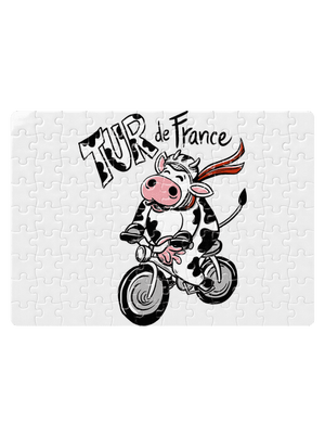 Tur de France puzzle White