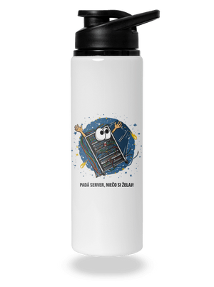 Padá server flaša na vodu White