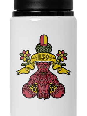 Guľové eso flaša na vodu White