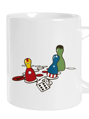 Superhrdina nehnevaj sa veľký hrnček White