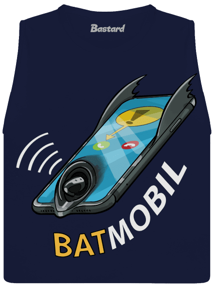 Batmobil dámske tielko voľné Navy