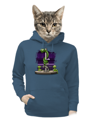 dámska mikina klokanka