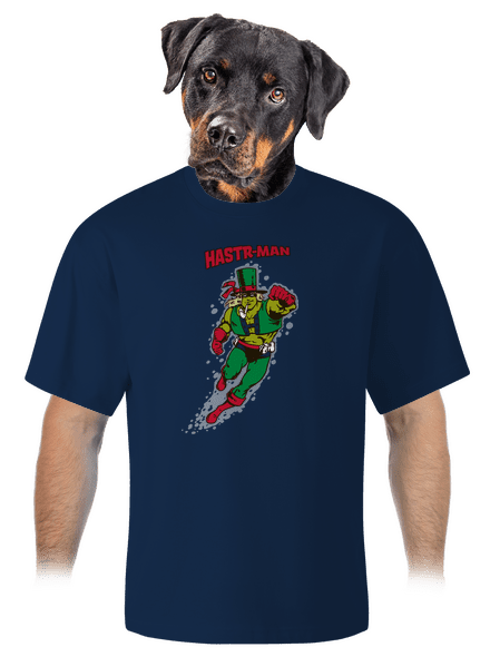 Hastrman unisex tričko oversized Midnight Blue