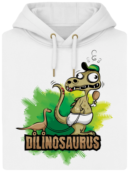 Dilinosaurus unisex mikina premium Snowwhite
