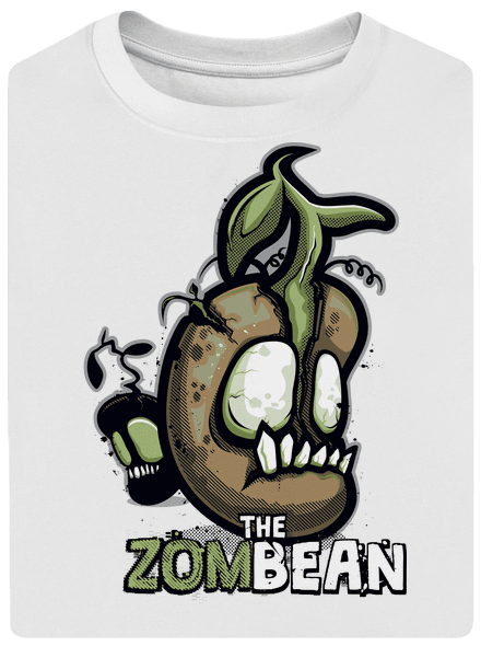 Zombean unisex tričko oversized White