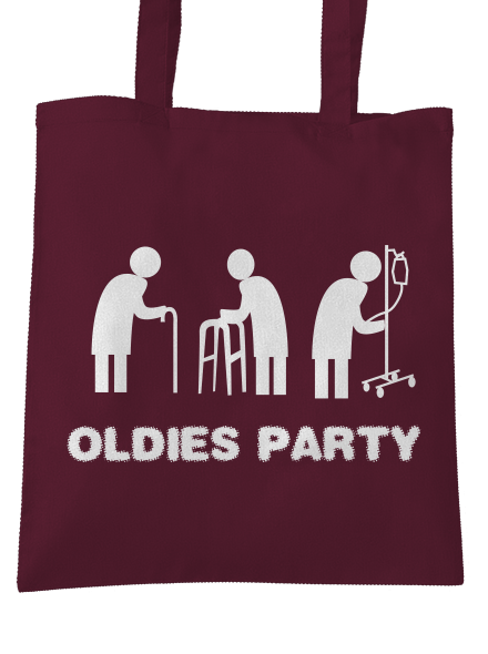 Oldies party taška Burgundy