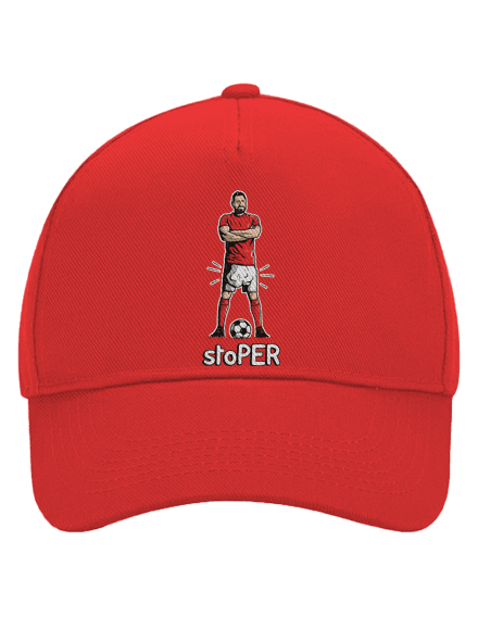 Stoper šiltovka baseballka Classic Red