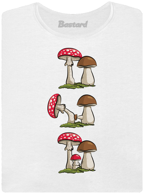 Z hubárskej kroniky dámske tričko s lemom White