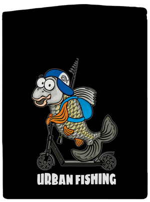 Urban fishing dámska mikina na zips Black