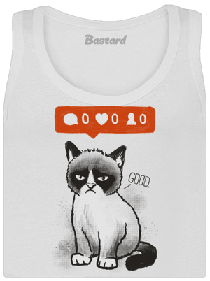 Grumpy dámske tielko klasické White