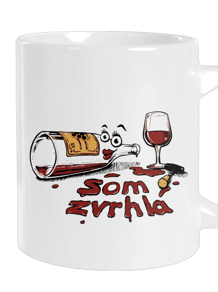 Zvrhlá veľký hrnček White