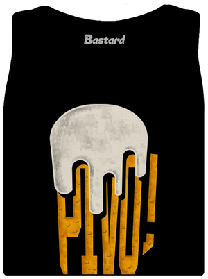 Nápis Pivo dámske tielko klasické Black