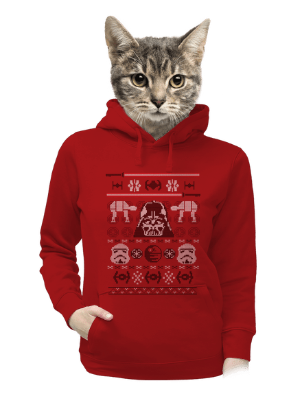Vader na svetri dámska mikina klokanka Red Mal