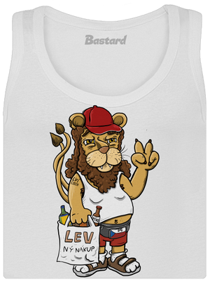 Lvíček dámske tielko klasické White