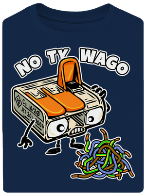 Wago svorka unisex tričko oversized Midnight Blue